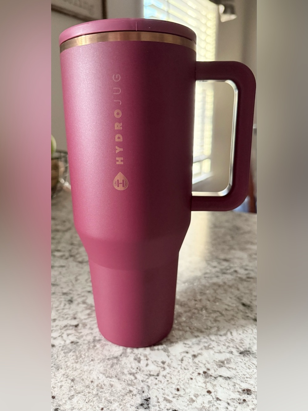 HydroJug 40oz Traveler in Merlot